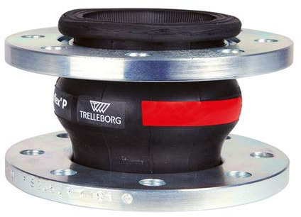 Syveco 1560152 Serie 1560 - Compensador de expansión industrial Teguflex P rojo, EPDM, PN10/16, M150