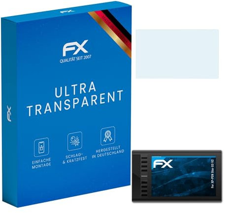 atFoliX Screen Protection Film compatible with XP-PEN Star 03 V2 Screen Protector, ultra-clear FX Protective Film (2X)
