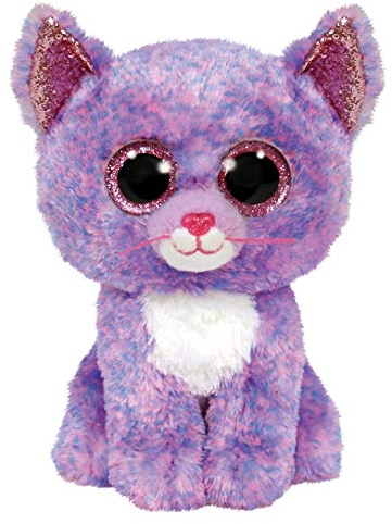 Ty Cassidy Lavender Cat - Beanie Boo - Reg, STK