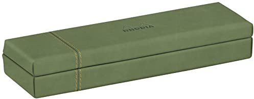 Rhodia 194515C Stiftetui 21x5,5x3cm Kunstleder Salbei