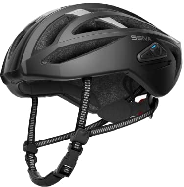 Sena R2 EVO Road Cycling Helmet (Matte Black, M)