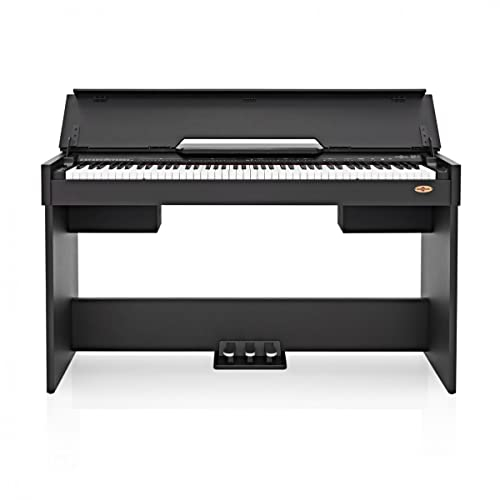 Gear4music Upright Digital Piano 88 Tasten mit gewichteter Hammermechanik