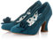 Ruby Shoo Women's Petrol Chrissie Mid Heel Court Shoes UK 6