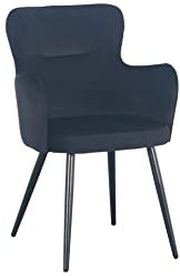Pole to Pole - Wing Chair - Velvet - Black
