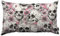 TKS MITLAN Kissenbezug mit Totenkopf und Blumen, 30,5 x 50,8 cm, rosa Kirsche, rustikale Leinen-Kissenbezüge, 30,5 x 50,8 cm, für Sofa, Couch, Dekoration