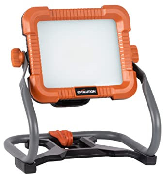 Evolution Power Tools R2700WLT-Li - Portable Cordless LED Work Light - Rechargeable Light, 3 Illumination Levels, 2700 Lumens, 18v Li-Ion Battery Not Included