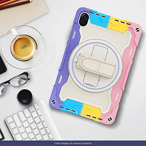 INSOLKIDON Compatible avec Coque Honor Pad 8 12 inch Tablet Silicone de Protection Pliable Housse Case Cover avec Fonction Support (Rose)