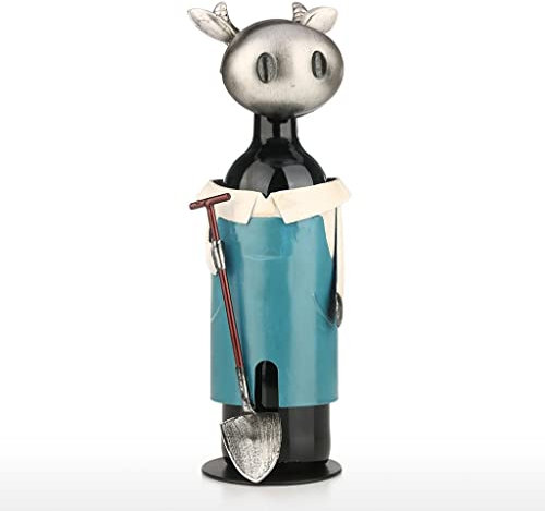 Wine Rack Vintage Pickup Cow Wine Bottle Holder Statue or Decorative Wine Holder Champagne Whisky