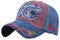 thematys Trucker Cap - Vintage Classic & Shark Hai Design, 100% Baumwolle, 54-60 cm, Atmungsaktiv, Sommer Denim Look, Outdoor, Used Washed (DE/NL/SE/PL, Alphanumerisch, Einheitsgröße, Style003)