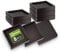RCHYFEED Furniture Caster Cups, 8Pcs Square Furniture Coasters, 2 Furniture Castor Cups Non-Slip, Sofa Feet Pads,Thick Rubber Furniture Coaster-Prevent Furniture from Moving or Rolling (Brown)