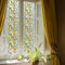 Funlife Fensterfolie Dekorative Buntglas-Fensterfolie，Statische Regenbogen Dekorfolie，Sichtschutz Fensterfolien für Zimmer Büro, 43x300cm Zitronen und Blaue Kolibris