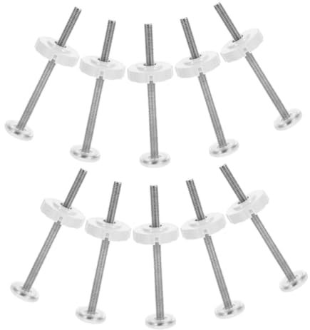 HEMOTON Set Di Ferramenta Per Bambini Confezione Da 10 Viti Di Ricambio Per Barre Filettate M8*125 Con Montaggio A Pressione