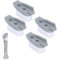 4 Pack Dish Brush Refills Compatible with Scrub Daddy Dish Wand, Replacement Heads for Soap Dispensing Brushes, Heavy Duty Brush Cleaning Head Fits Soap Dispensing Handle for Kitchen Cleaning