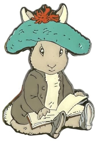 Pawprint Family | Benjamin Bunny Enamel Pin Badge | Official Merchandise from Beatrix Potter's The Tale of Peter Rabbit
