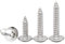 BACSHBY Viti autofilettanti per legno, M6 x 50 mm, in acciaio inox, a croce, testa tonda, viti autofilettanti per mobili, colore argento