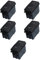 5x Pulsante doppio saliscendi, tapparelle, avvolgibili, Moduli neri, Compatibile Con Vimar Arke', frutti, interruttori, pulsanti, deviatori, sensori, Per Placche originali e compatibili