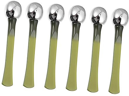 KAILIKETIY Augencreme Applikator 6 Stück Glatter Tragbarer Augenmassagegerät Stab Geeignet Für Augenpflege Und Feuchtigkeitscreme Zur Hautberuhigung Und Reduktion Von Schwellungen