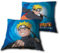 Aymax Naruto Shippuden Kissen 35x35 cm – Velours Dekokissen mit beidseitigem Motiv – Weiches Anime-Fankissen für Sofa & Bett
