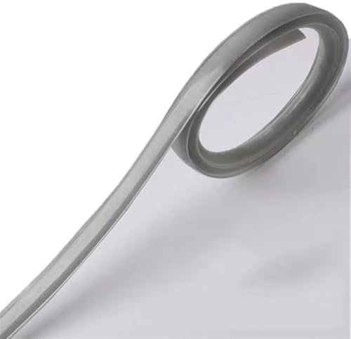 Self-Adhesive Wall Sticker Trim - 16.4ft Flexible Cove Molding Border Tape for Edging Decor, Silver Gray 15mm (0.59inch) - Perfect for Windows & Doors