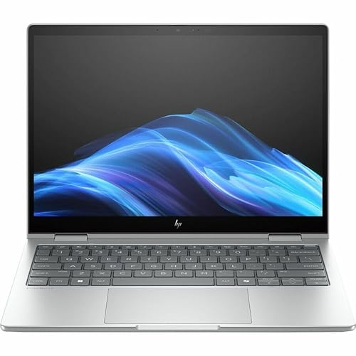 HP EliteBook 8 Flip G1i - Portátil convertible 2 en 1 con pantalla táctil de 13.3 pulgadas - WUXGA - Intel Core Ultra 7 265U - Tecnología vPro - 16 GB - SSD de 512 GB - Teclado inglés - Plata glaciar