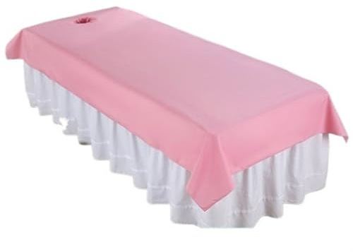 Massageliege Bezug Wasserdichte, öldichte Bettlaken for den Schönheitssalon, SPA-Massage, hautfreundliches, gefilmtes Betttisch-Abdecklaken for Salon Barbershop(COLOR 3,200x100 with hole)