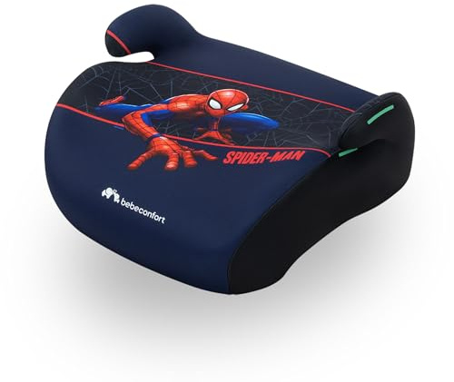Bebeconfort Marvel Manga i-Safe, Rehausseur Voiture Enfant, Siège Auto Marvel Legends Spiderman, 6-12 ans, 128-150 cm, 22-36 kg, Installation Facile de la Ceinture, Rembourré, Authentic Spiderman