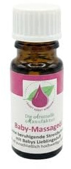 Die Aromaölmanufaktur Baby Massageöl 10ml Probiergröße - Wohltuendes Babyöl mit 100% natürlichen ätherischen Ölen für Entspannung, Verwöhnt zarte Babyhaut
