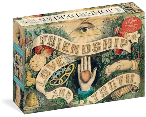 John Derian Paper Goods: Friendship, Love, and Truth 1,000-Piece Puzzle