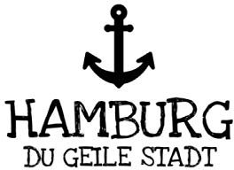 Hamburg Du Geile Stadt: Notizbuch Journal Tagebuch 100 linierte Seiten | 6x9 Zoll (ca. DIN A5)
