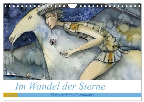 Im Wandel der Sterne (Wandkalender 2026 DIN A4 quer), CALVENDO Monatskalender: 12 Sternbilder, meisterhafte Illustrationen (CALVENDO Kunst)
