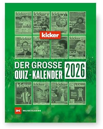 Der große kicker Quiz-Kalender 2026