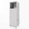 Vicco Midischrank Fynn, Badmöbel, Beton/Weiß, 30 x 95 cm