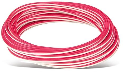 Unbekannt Kupfer-Flachleitung, 2-polig, 2x 0,14 mm², rot/weiß, 24 AWG, 10 m