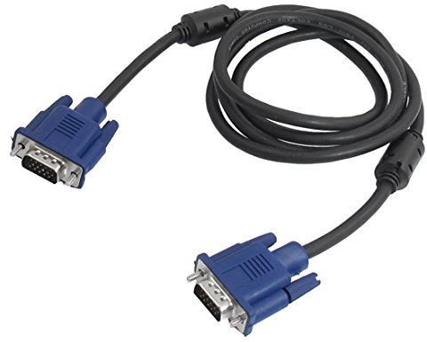 N/A negro azul VGA 15 pines macho a macho monitor cable cable 4.2ft