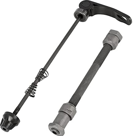 X AUTOHAUX Schnellspannlager Hinterachse Für Mountainbike 1 Satz | Abmessung 145x9,5mm, Nabenabstand 89mm, Schnellspannerlänge 158mm, Mit Schnellspanner
