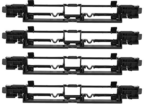 KIMISS Dachträger, Dachträgerabdeckung 4 STK. Autodachträgerabdeckung Schienenverkleidung Formklappe ABS Passend für Astra H MK5