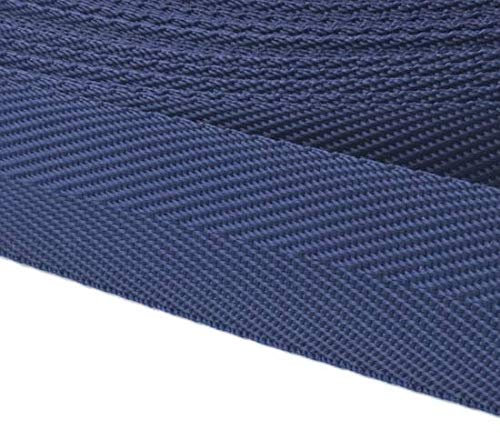 Jajasio 4m Einfassband aus Polypropylen 20mm in 4 Farben dunkelblau