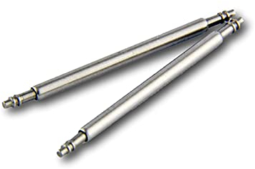 Uhren Pevak® 2 Edelstahl Federstege 28mm Ø1,8mm Uhr Stege Federstifte Uhrenstifte Watch Spring Bar