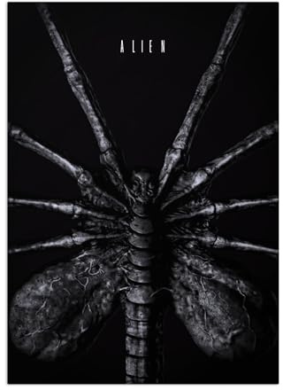 Displate Offiziell Alien MetallPoster Magnetische Befestigung Inklusive Lizenziert Bilder Hochwertiges Poster Alien Moth Poster 45 cm x 32 cm