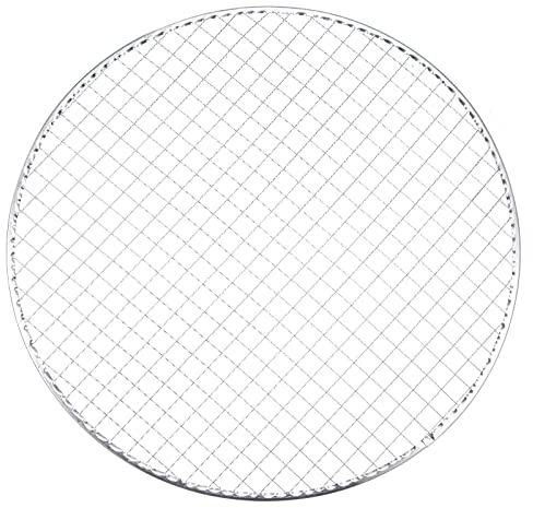 HARFINGTON 5pcs Round BBQ Grill Net 13 Dia Galvanized Iron Barbecue Mesh Mat for Baking Smoking Charcoal Grilling Roasting