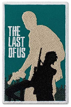 The Last Poster Joel and Ellie Bestickter Aufnäher zum Aufbügeln, 6,3 x 9,9 cm