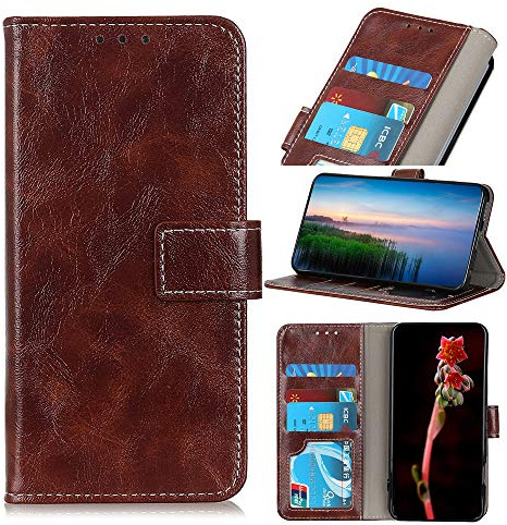 Handyhülle VIVO Y36 5G, VIVO Y36 5G Hülle, Robuste praktische VIVO Y36 5G Hülle, Handytasche für VIVO Y36 5G Case, Braun