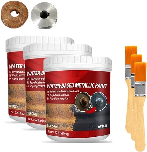 EXQST Rostumwandler Metalllack Wasserbasis Metall Rostentferner Mehrzweck Universal Rostentferner Konverter Gel