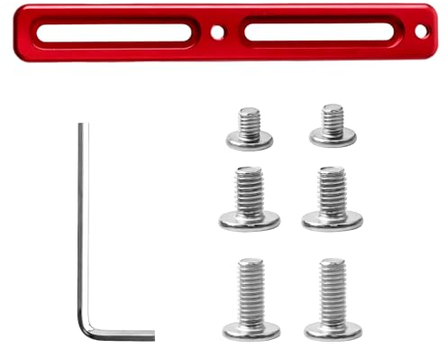Adaptateur de Fixation pour Bouteille de Vélo, Adaptateur de vélo pour Les Petites géométries de Cadre, Porte-bidon de vélo de Montagne en Aluminium réglable (Rouge)