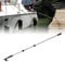 Telescopic Boat Hooks, Adjustable Aluminum Extension Pole Anti Slip Ergonomic Grip Telescoping Boat Hook for Ship Yacht (3 Steps: 106.6‑233.6cm/42‑92in)
