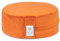Spirit Love Yogakissen mit Bio-Buchweizenschalen | Velours Meditationskissen mit anpassbarer Füllung und waschbarem Bezug | Sitzkissen Perfekt für bequemes Yoga | 100% Natürlich | 33x13cm- Orange