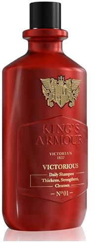 King’s Armour VICTORIOUS Daily Shampoo - Biotin, Verdickt, Stärkt, Reinigt, 350ml