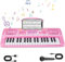 m zimoon Kids Piano Keyboard, 37 Keys Portable Electronic Keyboard Piano with Music Book Bracket for Kids Toddlers Musical Instrument Toys Birthday Gifts for 3 4 5 6 7 8 9 Year Old Boys and Girls
