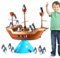 Generisch Pinguin-Gleichgewicht,Piratenschiff-Balance-Spiel für Kinder - Piratenschiff-Spielzeug, Pinguin-Piratenboot-Balancing-Spiel für Familien-Brettspiele oder Desktop-Dekoration