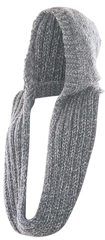 Warme Winddichte Wasserdichte, Kapuzenschal Damen Winter Outdoor Mütze Damen Warmer Balaclava Strickmütze Unisex Sturmhaube Einfarbig Gestrickt Winterschal Kappe Schal Herbstschal Mützenschal